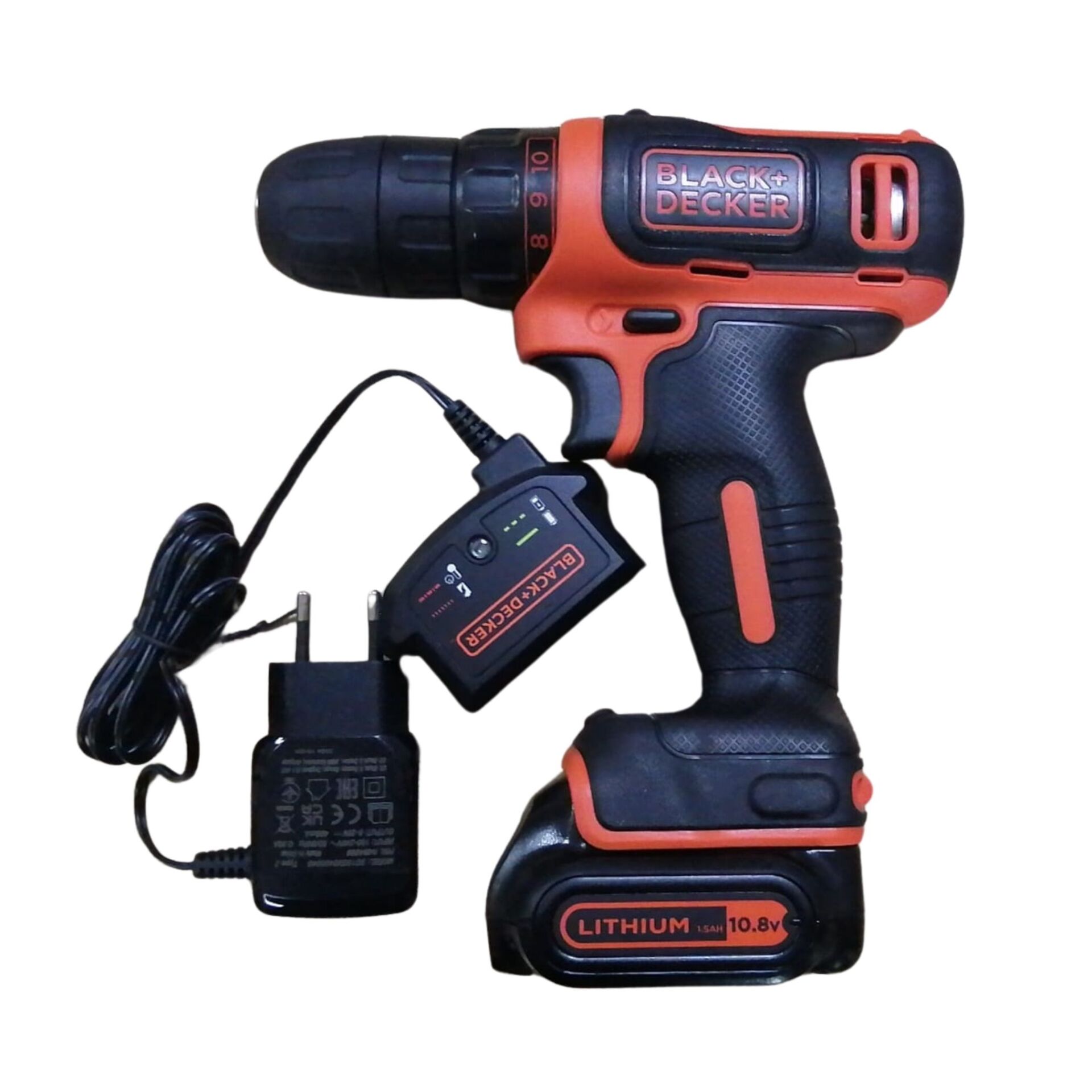 Black+Decker BDCDD12K-QW 1,5Ah 10.8V Tek Akülü Vidalama Matkap