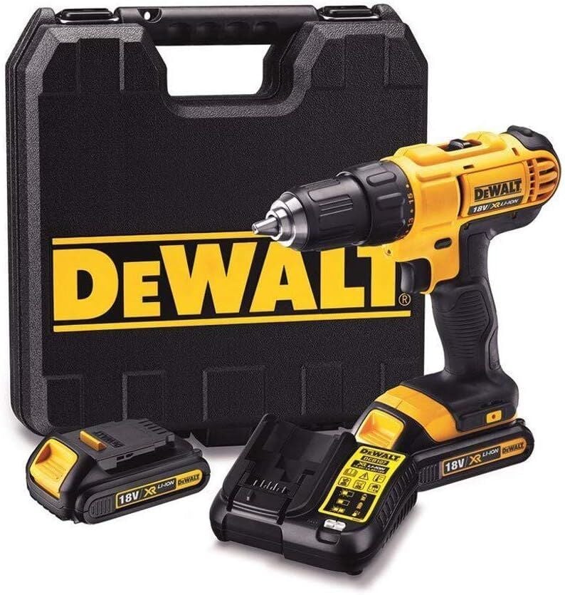 Dewalt DCD771S2-TR 18V 1.5Ah Çift Bataryalı Darbesiz Vidalama Matkap
