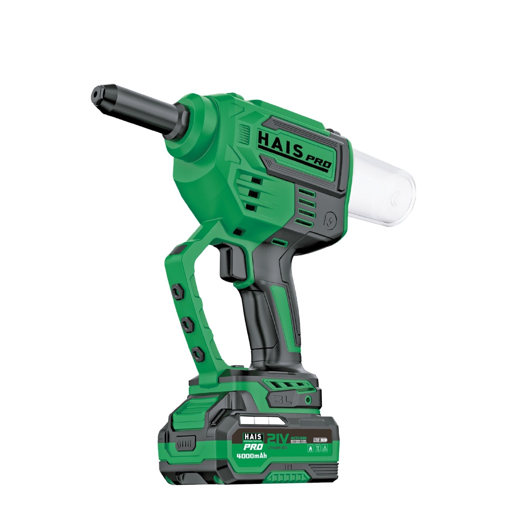 HaisPro RB-LM64 21V4.0Ah Çift Akülü Kömürsüz Perçim Makinesi