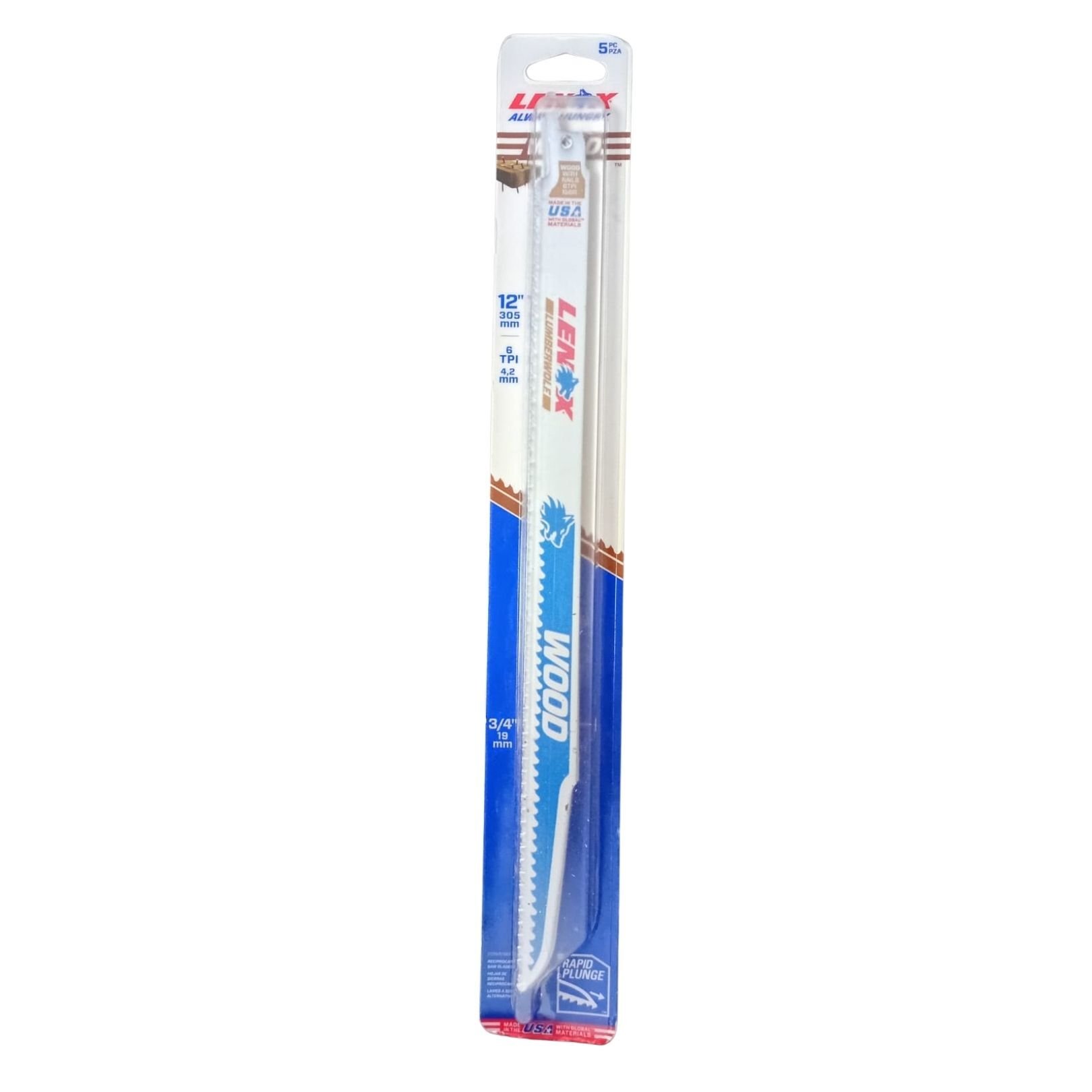 Lenox 20585156R 305*19*1,3 5 li Tilki Kuyruğu Testere Bıçağı