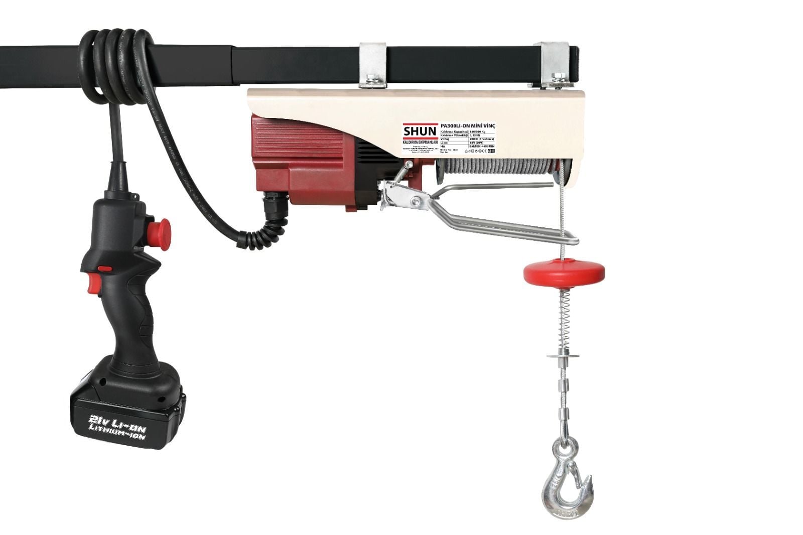 Shun 150-300 Kg Uzaktan Kumandalı Akülü Vinç