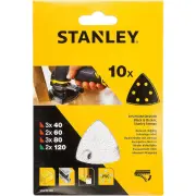 Stanley STA32348-XJ 40/60/80/120 Kum Üçgen Zımpara Seti