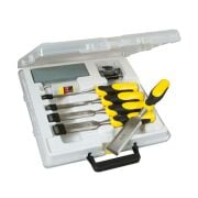 Stanley 5-16-421 DynaGrip Iskarpela Seti ve Bileme Kiti 8 Parça