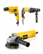 DeWALT 3'lü Elektrikli Set Matkap, Taşlama ve Kırıcı Delici