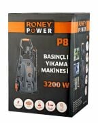 Roney Power P8 225 Bar 3200 W Basınçlı Yıkama Makinesi