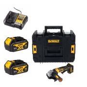 Dewalt DCG404M2 18V 4.0 Ah Çift Akülü Kömürsüz Kompakt 125 mm Avuç Taşlama