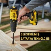 Stanley SCD718D2A-TR 18V V20 Çift Akülü Darbeli Matkap Kiti
