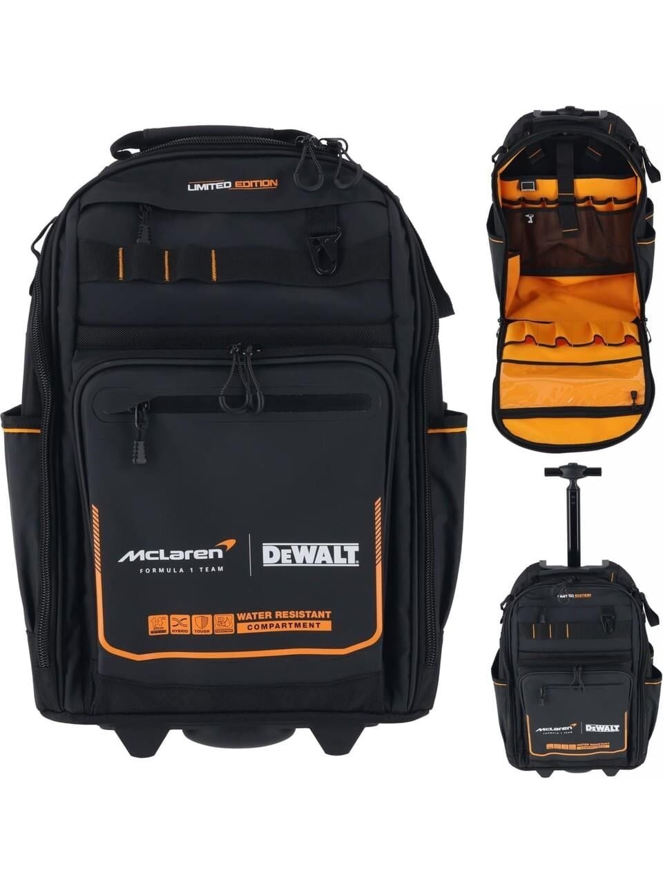 Dewalt DWST60101-9 Mclaren Edition Tekerlekli Sırt Çantası