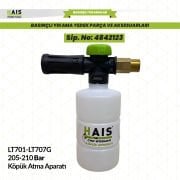 Hais LT701 LT707G 205-210 Bar Yıkama Makinesi Köpük Atma Aparatı
