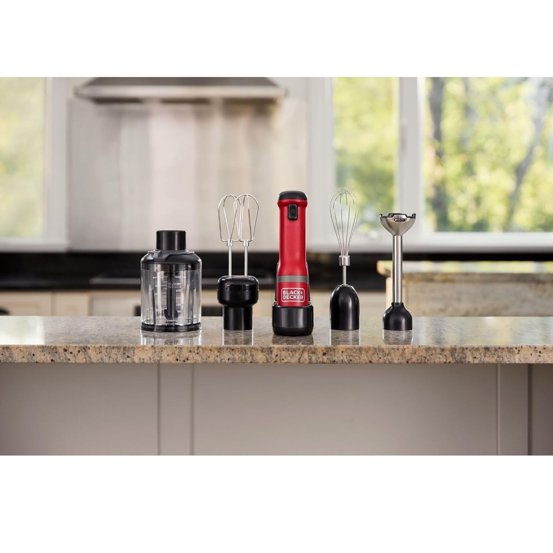 Black+Decker BCKM1014KR-QW Şarjlı Blender Seti 5 parça
