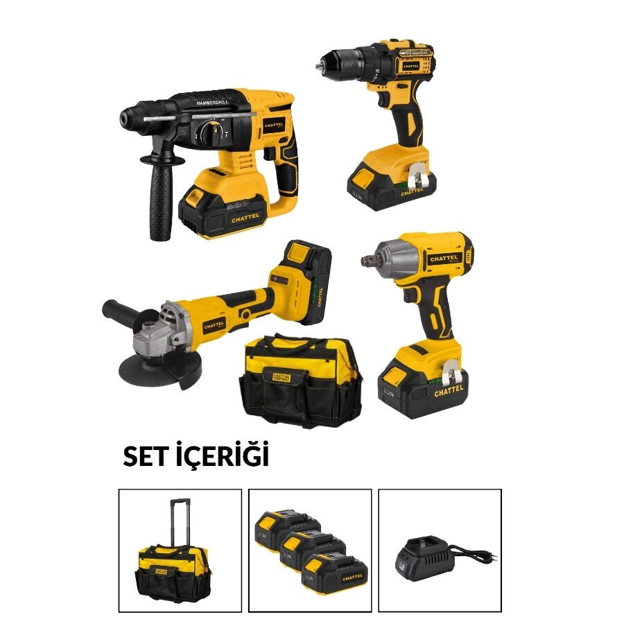 Chattel CHT-SET4404 4'lü Combo Set