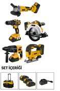 Chattel CHT-SET4405 5'li Combo Set