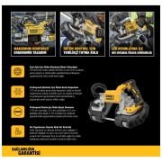 Dewalt DCS374N-XJ 18V Derin Kesim Bant Testere Aküsüz