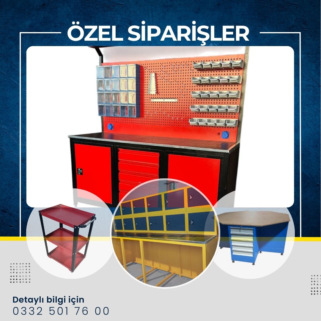 Atölyenize Özel Takım Tezgahları ve Dolaplar